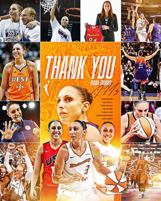 傳奇落幕！WNBA巨星陶樂西宣布退役 結束20年職業生涯