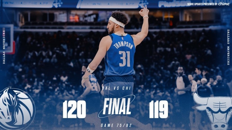 險勝公牛！獨行俠官方曬贏球海報 克萊成為封面人物
